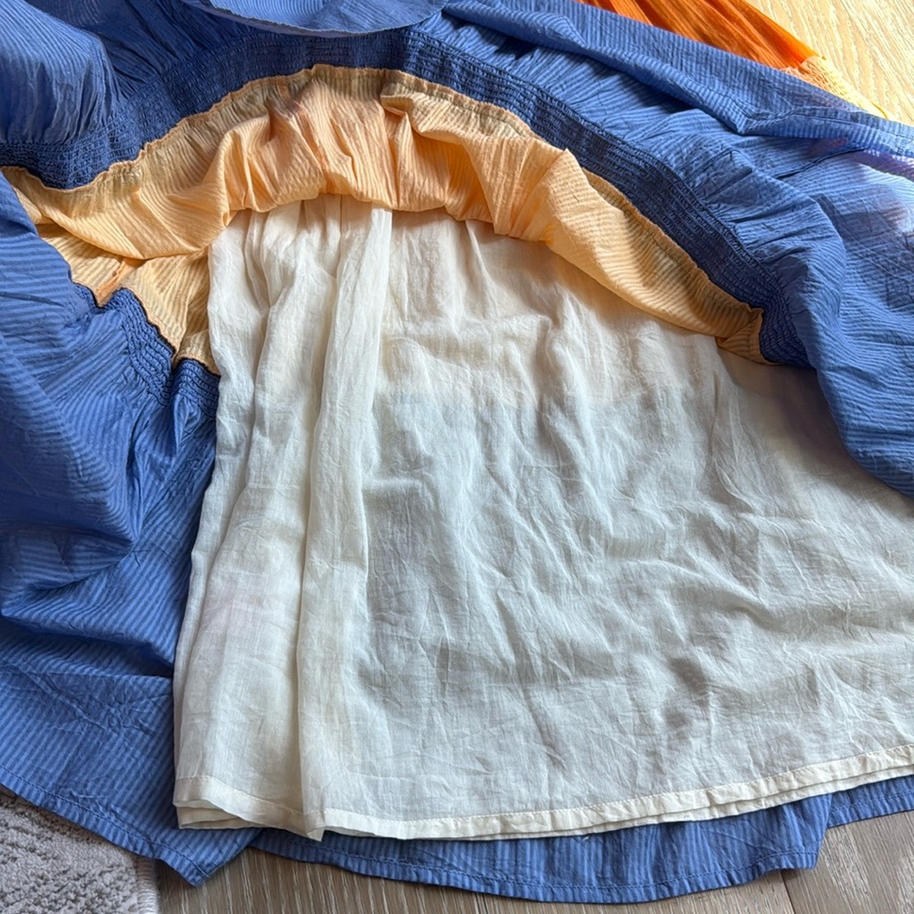 Colorful cotton summer dress Size XS/S. Like new. Long maxi sleeveless d… - Picture 15 of 16